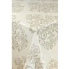 Obrus PVC 3673443 zámocký vzor hnedý, metráž, 20 m x 140 cm, IMPOL TRADE Obrus PVC 3673443 zámocký vzor hnedý, metráž, 20 m x 140 cm, IMPOL TRADE