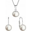 Evolution Group Sada stříbrných šperků s pravými perlami 29081.1 (náušnice, řetízek, přívěsek) Evolution Group Sada stříbrných šperků s pravými perlami 29081.1 (náušnice, řetízek, přívěsek)
