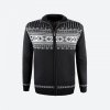 Svetr KAMA 100% Merino - Norský vzor 4047 - černý Velikost: S Svetr KAMA 100% Merino - Norský vzor 4047 - černý Velikost: S