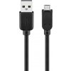 Kábel USB 2.0 A-MICRO-B M/M 3m, High Speed, čierny Kábel USB 2.0 A-MICRO-B M/M 3m, High Speed, čierny