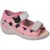 Befado detské sandále tkanina ružová veľkosť 21 Befado detské sandále tkanina ružová veľkosť 21