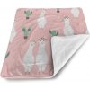 Sablio Deka pre bábätko Lama a kaktusy - 80x100 cm Sablio Deka pre bábätko Lama a kaktusy - 80x100 cm
