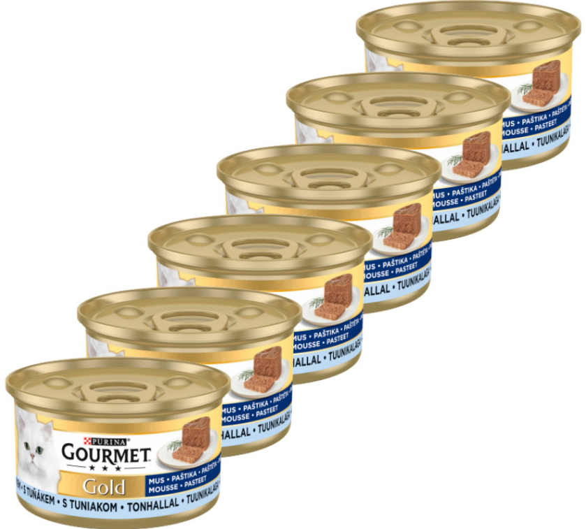 Gourmet GOLD paštéta s tuniakom 6 x 85 g