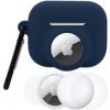 AppleKing 3v1 sada silikónového obalu a ochrannej fólie na prednú a zadnú stranu pre AirPods Pro 3 / AirTag 1 / 2 - tmavomodrá - možnosť vrátiť tovar ZADARMO do 30tich dní AppleKing 3v1 sada silikónového obalu a ochrannej fólie na prednú a zadnú stranu pre AirPods Pro 3 / AirTag 1 / 2 - tmavomodrá - možnosť vrátiť tovar ZADARMO do 30tich dní
