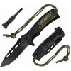 Kandar nôž poľovnícky Paracord s kresadlom 21/10cm Kandar nôž poľovnícky Paracord s kresadlom 21/10cm