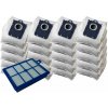 KOMA SB03PL - Sada 20ks vreciek vrátane HEPA filtru pre vysávače AEG, Electrolux, Philips používajúci vrecká typu S-BAG KOMA SB03PL - Sada 20ks vreciek vrátane HEPA filtru pre vysávače AEG, Electrolux, Philips používajúci vrecká typu S-BAG