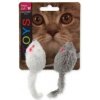 Magic Cat Hračka Myšky chrastící s catnipem 11 cm 2 ks Magic Cat Hračka Myšky chrastící s catnipem 11 cm 2 ks