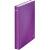 Zakladač 4-krúžkový Leitz WOW laminovaný 4cm purpurový Zakladač 4-krúžkový Leitz WOW laminovaný 4cm purpurový