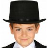 Klobúk cylinder kúzelníka čierny