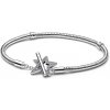 PANDORA Náramok Moments s T-prvkom Asymetrická hviezda 16 cm 592357C01-16