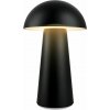 B.K.Licht Briloner LED mini stolná lampa bezdrôtová, stmievateľná, dotyková, bezdrôtová, odolná pČervenái striekajúcej vode, čierna, Ø12 x 19,5 cm B.K.Licht Briloner LED mini stolná lampa bezdrôtová, stmievateľná, dotyková, bezdrôtová, odolná pČervenái striekajúcej vode, čierna, Ø12 x 19,5 cm