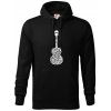 Gitara - názvy hudobných štýlov - Mikina pánska Cape s kapucňou - 4XL ( Čierna ) Gitara - názvy hudobných štýlov - Mikina pánska Cape s kapucňou - 4XL ( Čierna )