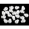 Brzdičky guľaté 15x19 mm - 10 ks 1 Off White Brzdičky guľaté 15x19 mm - 10 ks 1 Off White