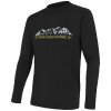 Sensor Merino Active Pt Mountains Čierna pánske funkčné tričko - L Sensor Merino Active Pt Mountains Čierna pánske funkčné tričko - L