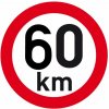 Reflexná samolepka rýchlosť 60 km, průměr 200 mm Reflexná samolepka rýchlosť 60 km, průměr 200 mm