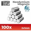 Green Stuff World Neodymium Magnets 2x1mm 100 units N35 / Neodymové magnety 2x1 mm 100 kusov N35 Green Stuff World Neodymium Magnets 2x1mm 100 units N35 / Neodymové magnety 2x1 mm 100 kusov N35