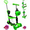 detská kolobežka so sedadlom, operadlom a vodiacou tyčou pre rodiča R-SPORT H3 JRM, 5v1, 47/70-59, zelená trojkolesová (detská kolobežka) detská kolobežka so sedadlom, operadlom a vodiacou tyčou pre rodiča R-SPORT H3 JRM, 5v1, 47/70-59, zelená trojkolesová (detská kolobežka)