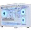 AeroCool P500C-G-WT-V1 midi tower PC skrinka čierna, biela; ACCM-PN01043.21 AeroCool P500C-G-WT-V1 midi tower PC skrinka čierna, biela; ACCM-PN01043.21