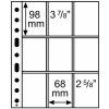 LEUCHTTURM Albumové listy GRANDE, 9 vreciek, 68 x 98 mm LEUCHTTURM Albumové listy GRANDE, 9 vreciek, 68 x 98 mm