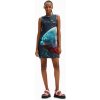 šaty Desigual Piranha-Tyler negro velikost: L