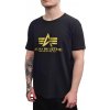 Alpha Industries Basic T CARBON tričko pánske black/gold Farba: čierná/zlatá, Veľkosť: 3XL Alpha Industries Basic T CARBON tričko pánske black/gold Farba: čierná/zlatá, Veľkosť: 3XL
