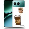 Picasee silikónový čierny obal pre OnePlus Nord 4 - Cute coffee Picasee silikónový čierny obal pre OnePlus Nord 4 - Cute coffee