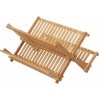 Skladací bambusový odkvapkávač na riad, RD45699 Skladací bambusový odkvapkávač na riad, RD45699