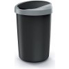Compacta R Kôš odpadkový FLAP čierny so svetlo šedým vekom 40 l