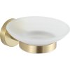 Mexen Remo, sklenená mydelnička, zlatá matná, 7050739-55 Mexen Remo, sklenená mydelnička, zlatá matná, 7050739-55