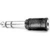 Audio redukcia, Jack (6.3mm) samec - Jack (3.5mm) samica, stereo, čierna, Logo Audio redukcia, Jack (6.3mm) samec - Jack (3.5mm) samica, stereo, čierna, Logo