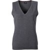 James & Nicholson JN 656 dámska vesta s výstrihom do V anthracite melange James & Nicholson JN 656 dámska vesta s výstrihom do V anthracite melange