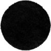 Ayyildiz , Kusový koberec Sydney Shaggy 3000 black kruh, 120x120 (priemer) kruh, čierna, obývacia izba Ayyildiz , Kusový koberec Sydney Shaggy 3000 black kruh, 120x120 (priemer) kruh, čierna, obývacia izba