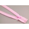 Deliteľný kostený zips - dĺžka (30 - 95 cm) - rôzne farby 40 cm Ružová s okrúhlym jazdcom Deliteľný kostený zips - dĺžka (30 - 95 cm) - rôzne farby 40 cm Ružová s okrúhlym jazdcom