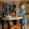 Bricolo Workbench Black&Decker Smoby so zverákom a pracovným náradím 78 doplnkov výška 88 cm