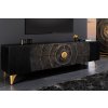 Bighome - TV-stolík GOLDEN SUNSET 180 cm 3D mangové drevo čierny Bighome - TV-stolík GOLDEN SUNSET 180 cm 3D mangové drevo čierny