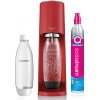 Výrobník perlivej vody Sodastream Terra RED+ fľaša SodaStream Fuse 1 l + bombička - červená Výrobník perlivej vody Sodastream Terra RED+ fľaša SodaStream Fuse 1 l + bombička - červená