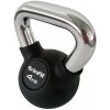 TRINFIT Kettlebell kov / guma s chrom madlem PREMIUM 8 kg TRINFIT Kettlebell kov / guma s chrom madlem PREMIUM 8 kg