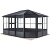 Záhradný altánok – Charleston 1215 (antracit) Záhradný altánok – Charleston 1215 (antracit)