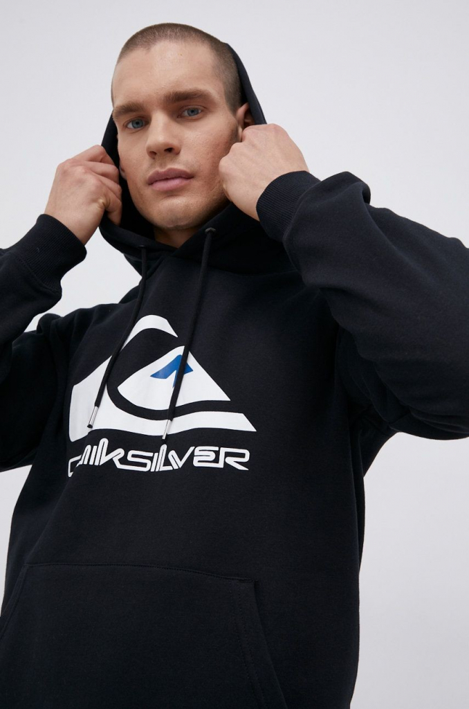 Quiksilver Big Logo Hood black