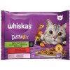 WHISKAS kapsička TastyMix Chef's Choice - hovädzina a hydina so zeleninou / losos s mrkvou v šťave 4x85g WHISKAS kapsička TastyMix Chef's Choice - hovädzina a hydina so zeleninou / losos s mrkvou v šťave 4x85g