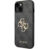 Guess PU 4G Metal Logo iPhone 15 Grey