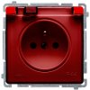 Zásuvka 2P+T/16A/250V clonky viečko (SS) IP44 červená SIMON Basic (simon) Zásuvka 2P+T/16A/250V clonky viečko (SS) IP44 červená SIMON Basic (simon)
