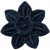 Nažehlovačka Čipkový kvet tmavo modrý 3,6 x 3,6 cm Monoquick Nažehlovačka Čipkový kvet tmavo modrý 3,6 x 3,6 cm Monoquick