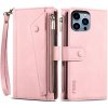 VSETKONAMOBIL 86024 RFID Peňaženkové puzdro pre Apple iPhone 16 Pro svetloružové VSETKONAMOBIL 86024 RFID Peňaženkové puzdro pre Apple iPhone 16 Pro svetloružové