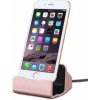 Dokovacia stanica lightning 8 pin topdock pre Apple iPhone Farva: Ružová Dokovacia stanica lightning 8 pin topdock pre Apple iPhone Farva: Ružová