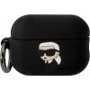 Karl Lagerfeld 3D Logo NFT Karl Head Silikónové Puzdro pre Airpods Pro 2 Black Karl Lagerfeld 3D Logo NFT Karl Head Silikónové Puzdro pre Airpods Pro 2 Black