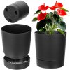 Kvetináč plast čierny Kadax 14,5 cm x 14,5 x 15 cm Kvetináč plast čierny Kadax 14,5 cm x 14,5 x 15 cm