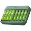 GP B58829, nabíjačka batérií Charge & save E822 + 4×AA 1300 mAh + 4×AAA 650 mAh B58829