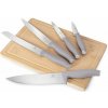 6-dielna sada nožov s bambusovou doskou na krájanie Taupe Berlinger Haus BH 2967 Berlinger Haus 6-dielna sada nožov s bambusovou doskou na krájanie Taupe Berlinger Haus BH 2967 Berlinger Haus