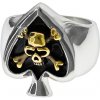 Sam's Artisans Masívny prsteň Death Spades chirurgická oceľ IPRM009